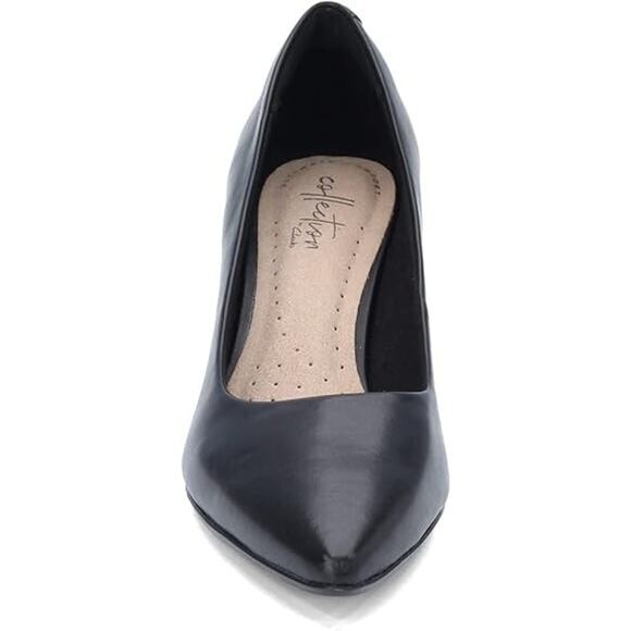 Clarks Women's Linvale Jerica Ortholite Pointed Toe Dress Heels, Black Size 5.5M - Picture 2 of 5